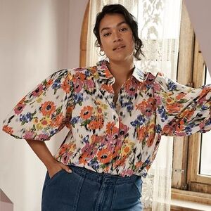 Maeve Floral Blouse - Multicolor